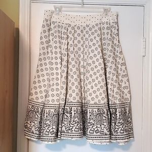 Cotton A-line Skirt